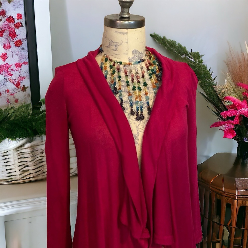 NWT Pretty In Fuchsia Pink Cardigan